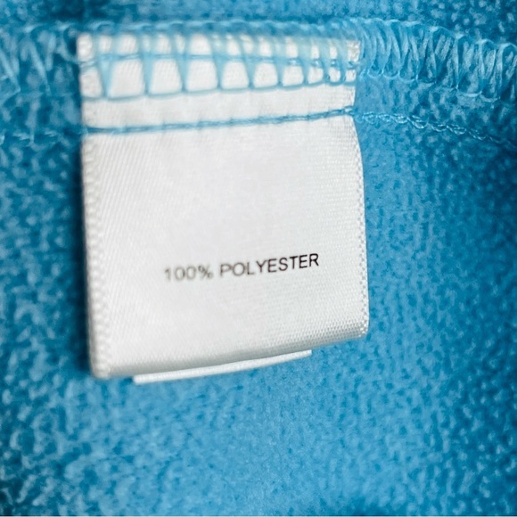 Peter Millar Warmth Blue Fleece 1/4 Button Snap Pullover XL - Picture 4 of 6